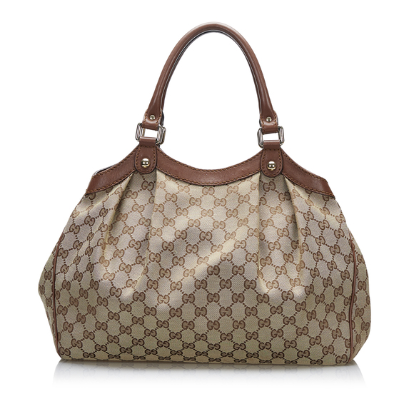 GUCCI GG Canvas Sukey Tote Bag - Picture 3 of 9